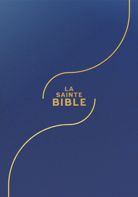 La Sainte Bible - Segond 1910 - Caractères agrandis - Couverture bleue