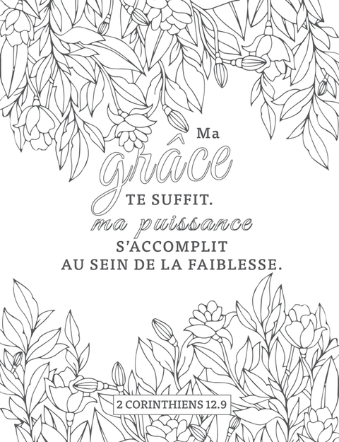 Colorie les promesses de Dieu