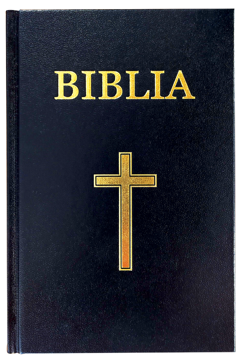 Bible en roumain avec paroles de Jésus en rouge