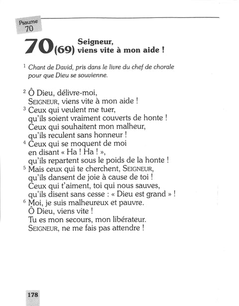Psaumes et proverbes de la Bible