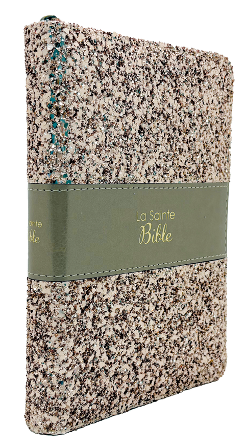 La Sainte Bible - Louis Segond 1910 - Édition pailletée bronze dorée
