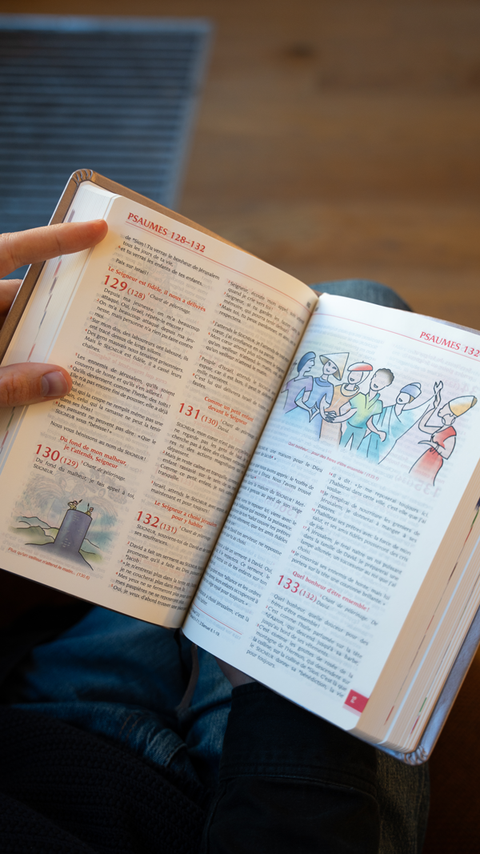 The Word of Life Bible - Red - Illustrated with deuterocanonicals