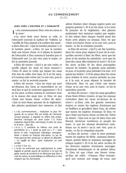 La Bible Nouvelle français courant - Version catholique - Reliure souple