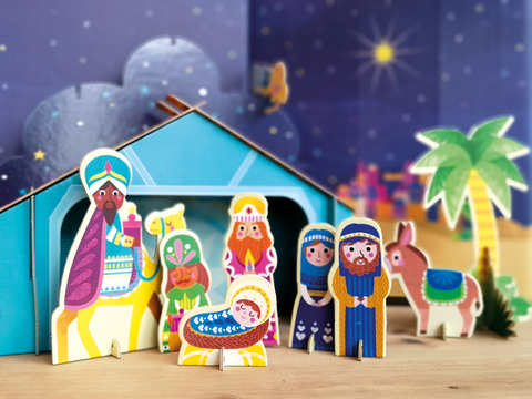 Le roi dans la mangeoire - L'histoire de Noël