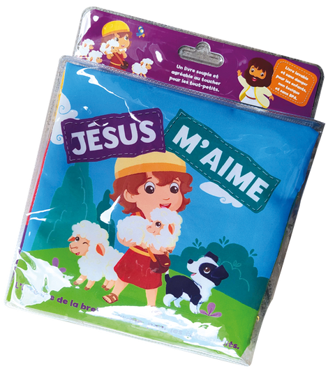 Jésus m'aime - Livre en tissu