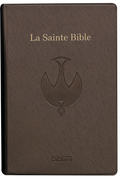La Sainte Bible « Colombe » Segond 1978, brun, vinyle, tranche blanche