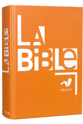 La Bible Parole de Vie - Grand format blanc sur fond orange