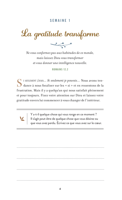 Gratitude au quotidien ! S’émerveiller avec la Bible