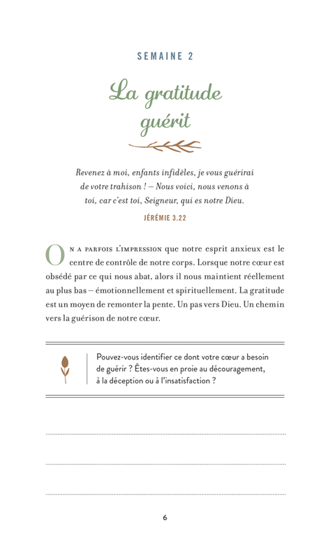 Gratitude au quotidien ! S’émerveiller avec la Bible