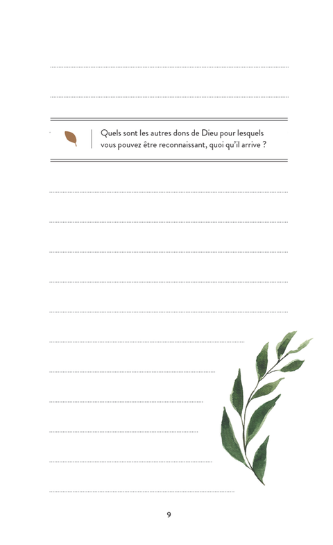 Gratitude au quotidien ! S’émerveiller avec la Bible