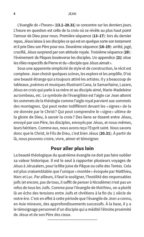 Évangile de Jean - Nouvelle Français courant