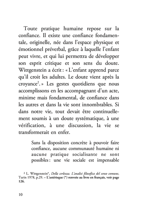 L'Évangile de la confiance