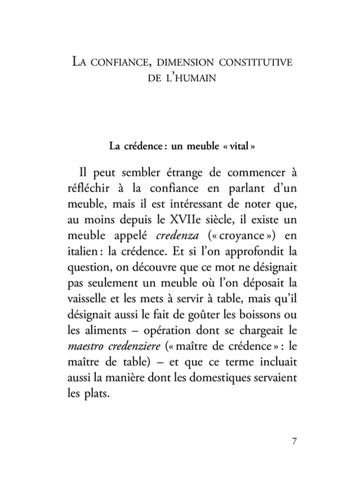 L'Évangile de la confiance