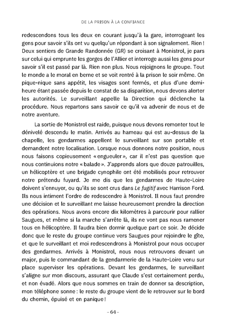 De la prison à la confiance -  Compostelle, chemins de libération