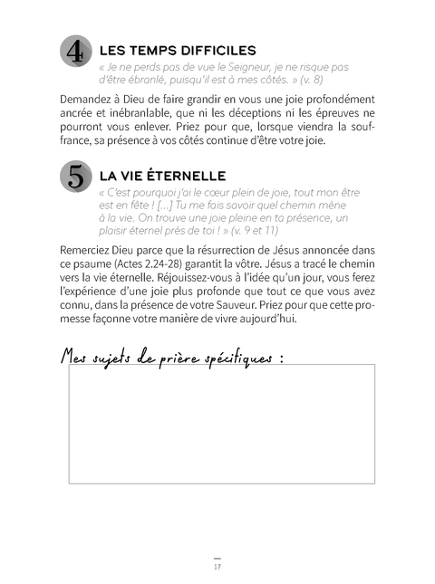 5 sujets de prière pour grandir dans la foi