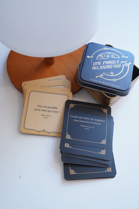 Une parole pour aujourd'hui - Coffret de 50 cartes pour méditer