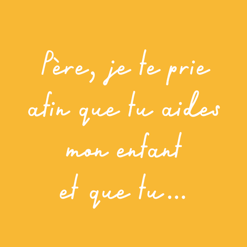 5 sujets de prière pour vos enfants - Aide à la prière