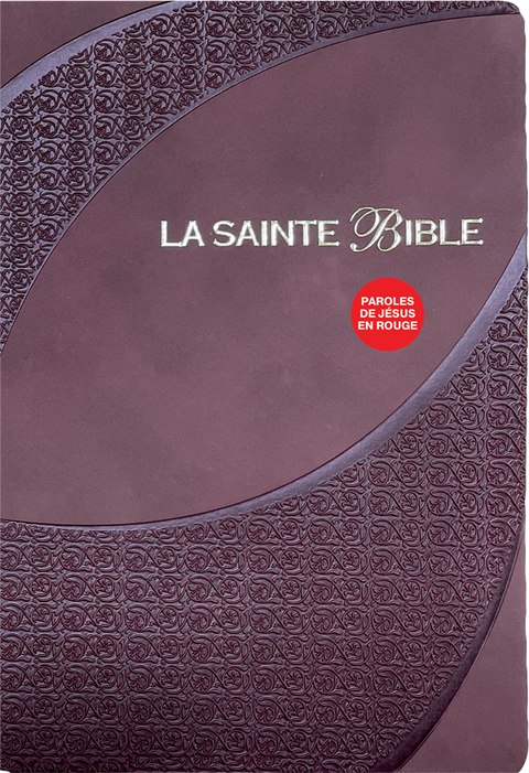 La Sainte Bible Segond 1910 - Brune - Paroles de Jésus en rouge