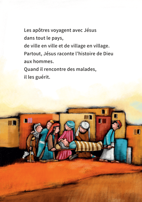 Jésus calme la tempête - Une Bible pour apprendre à lire à vos enfants