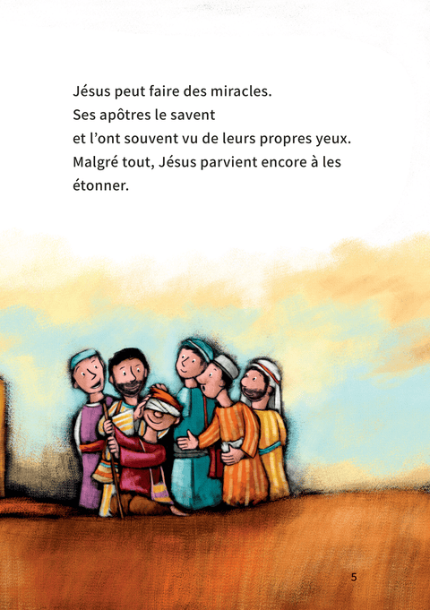 Jésus calme la tempête - Une Bible pour apprendre à lire à vos enfants