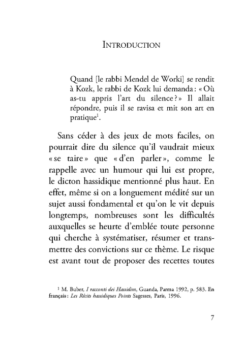 Les silences, un chemin spirituel