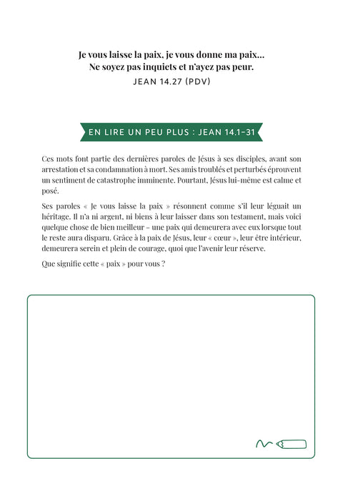 Espérance, versets à méditer et à colorier