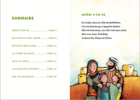 Ruth et Noémi - Une Bible pour apprendre à lire à vos enfants