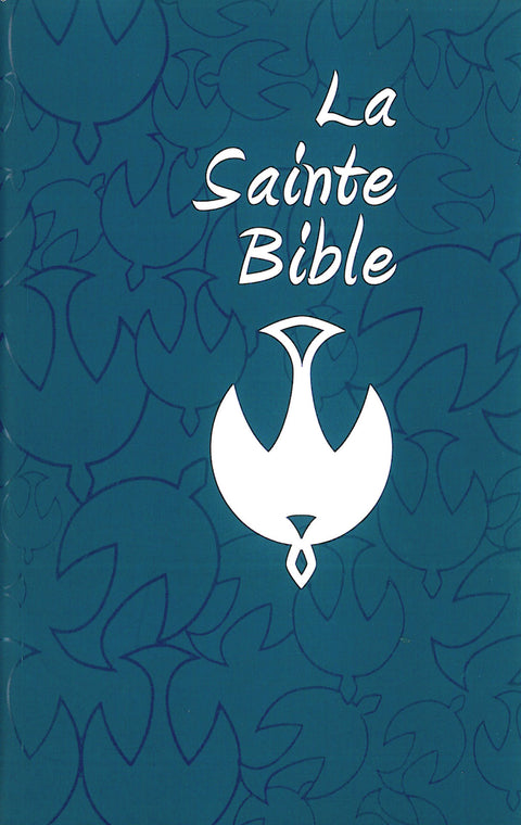 The Holy Bible “Dove” Segond 1978, blue, flexible, white edge