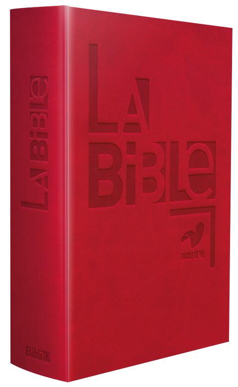 La Bible Parole de Vie - Standard rouge sur fond rouge