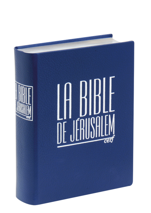 Bible de Jérusalem Major - Bleu et blanche