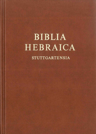 Biblia Hebraica Stuttgartensia (BHS) - Révisée