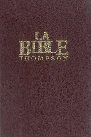 Bible Thompson « Colombe » en rouge