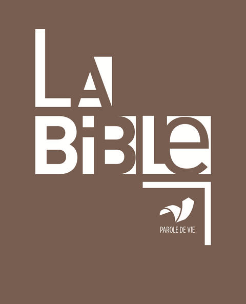 La Bible Parole de Vie - Grand format blanc sur fond brun