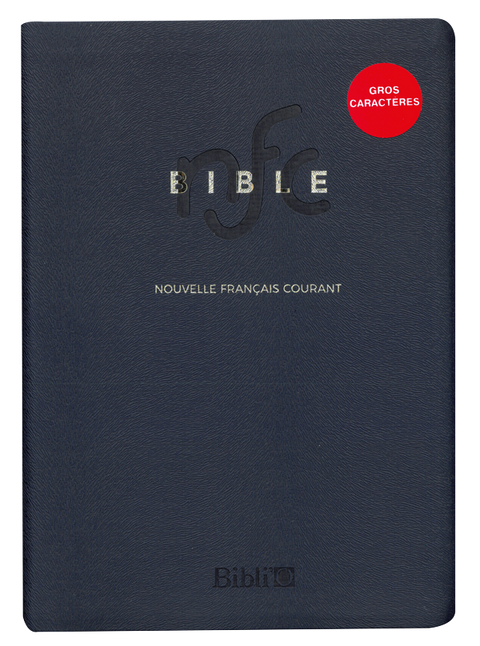 La Bible NFC- Édition gros caractères sans DC