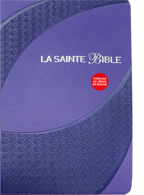 La Sainte Bible Segond 1910 - Violette - Paroles de Jésus en rouge